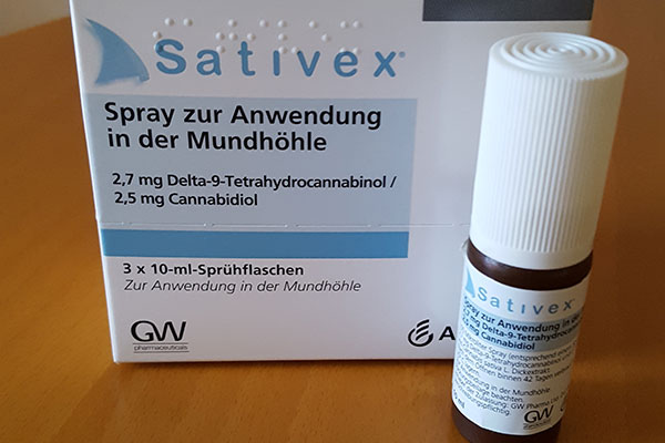 Sativex-Spray Verpackung - Sprühflasche